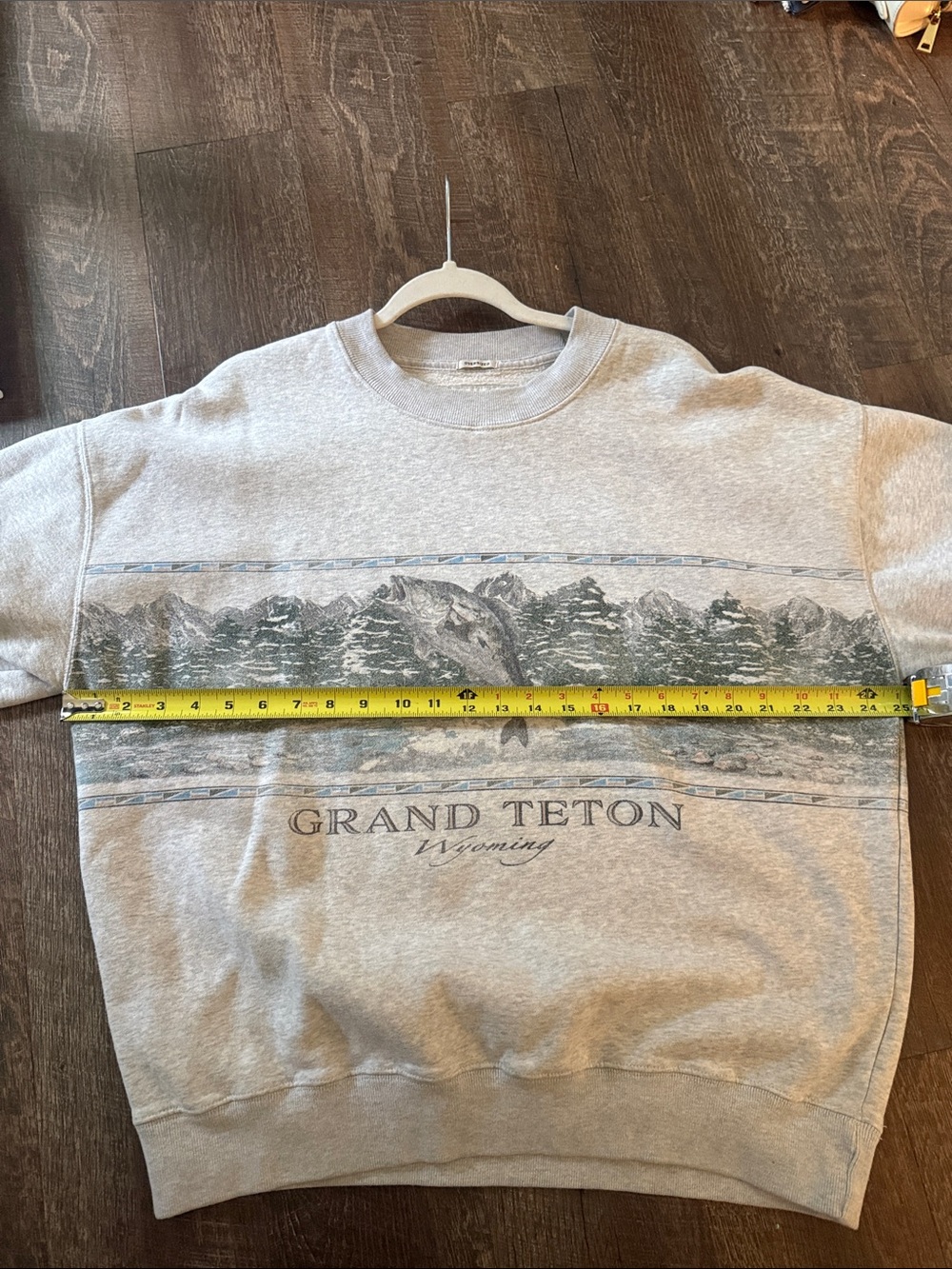Abercrombie & Fitch Gray Scenic Graphic Crewneck Sweatshirt - Picture 7 of 8